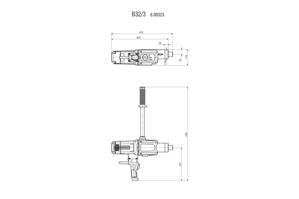 METABO bušilica B 32/3 - Image 2
