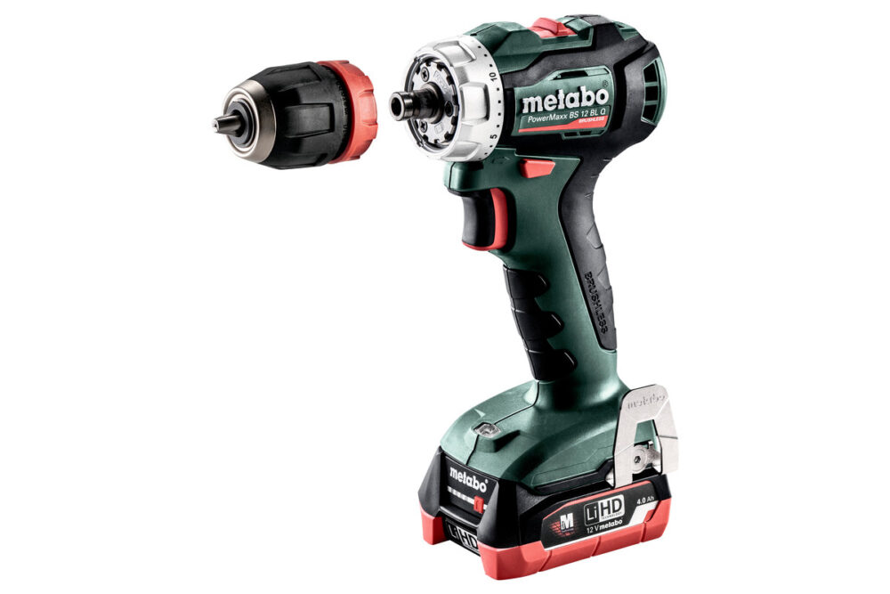 METABO aku bušilica-odvijač PowerMaxx BS 12 BL Q PRO 2xAKu 12V 4,0Ah MetaBOX - Image 2