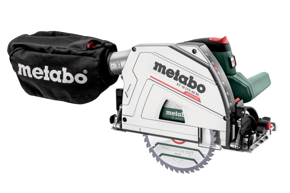 METABO aku uranjajuća kružna pila KT 18 LTX 66 BL 18V MetaBOX bez baterije + vodilica FS 160 - Image 2