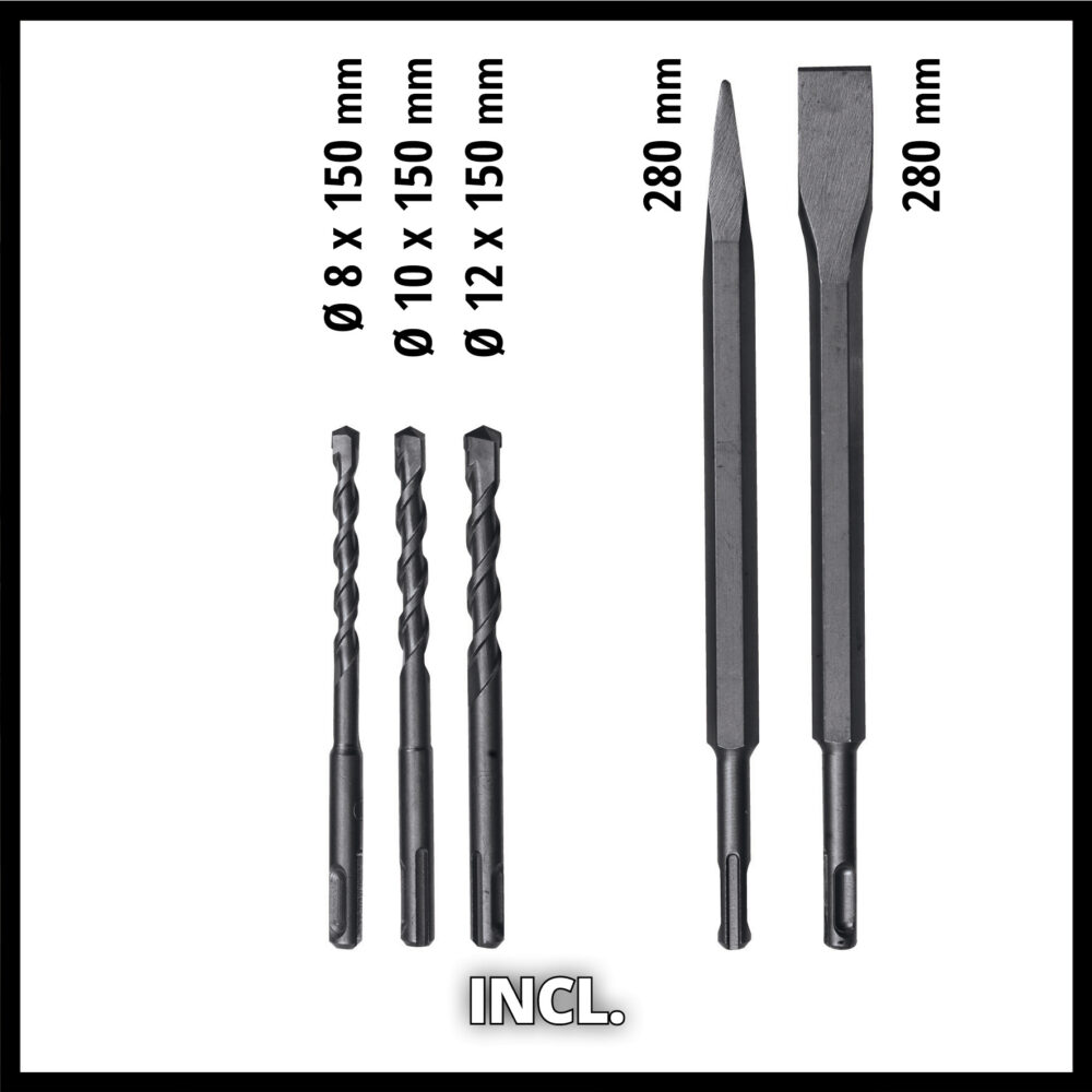 EINHELL čekić bušilica TE-RH 32 4F set - Image 3