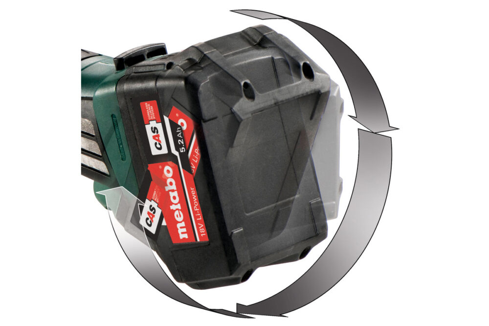 METABO aku kutna brusilica W 18 LTX 125 18V MetaLoc bez baterije - Image 3