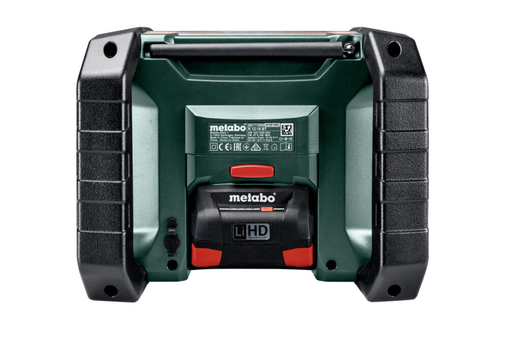 METABO aku radio R 12-18 BT 18V bez baterije - Image 4