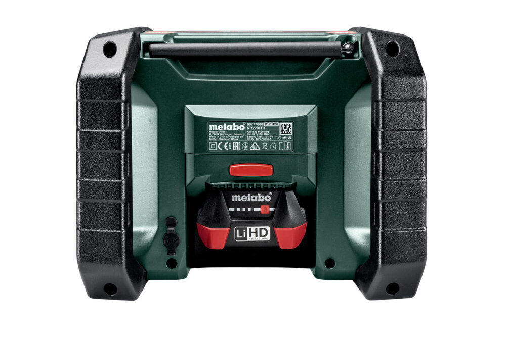 METABO aku radio R 12-18 BT 18V bez baterije - Image 5