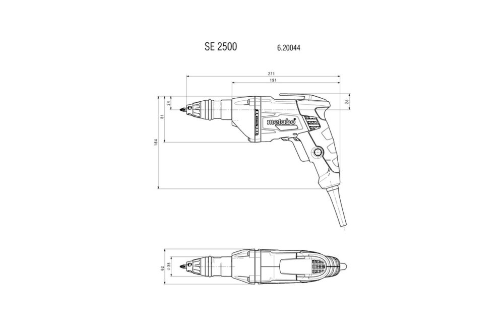METABO odvijač za knauf SE 2500 - Image 5