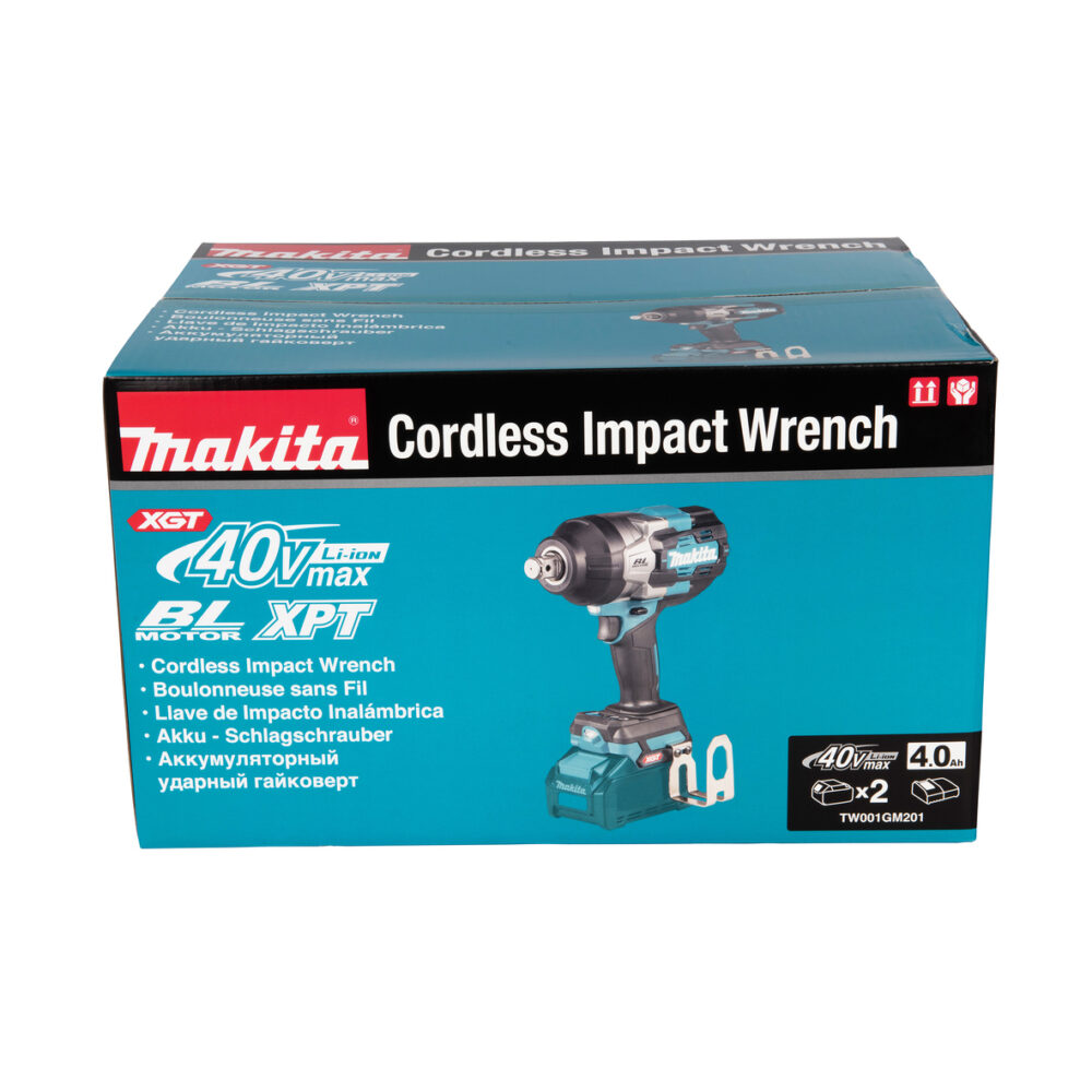 MAKITA aku udarni odvijač TW001GM201 2xAku 40V 4,0Ah kovčeg - Image 9