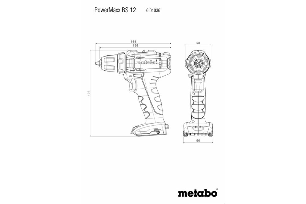 METABO aku set Combo 2.7.1 - bušilica-odvijač PowerMaxx BS 12 + udarni odvijač PowerMaxx SSD 12 - Image 5