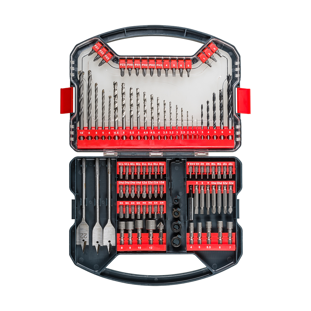 KWB set svrdala i bitova Standard u plastičnom kovčegu 101/1