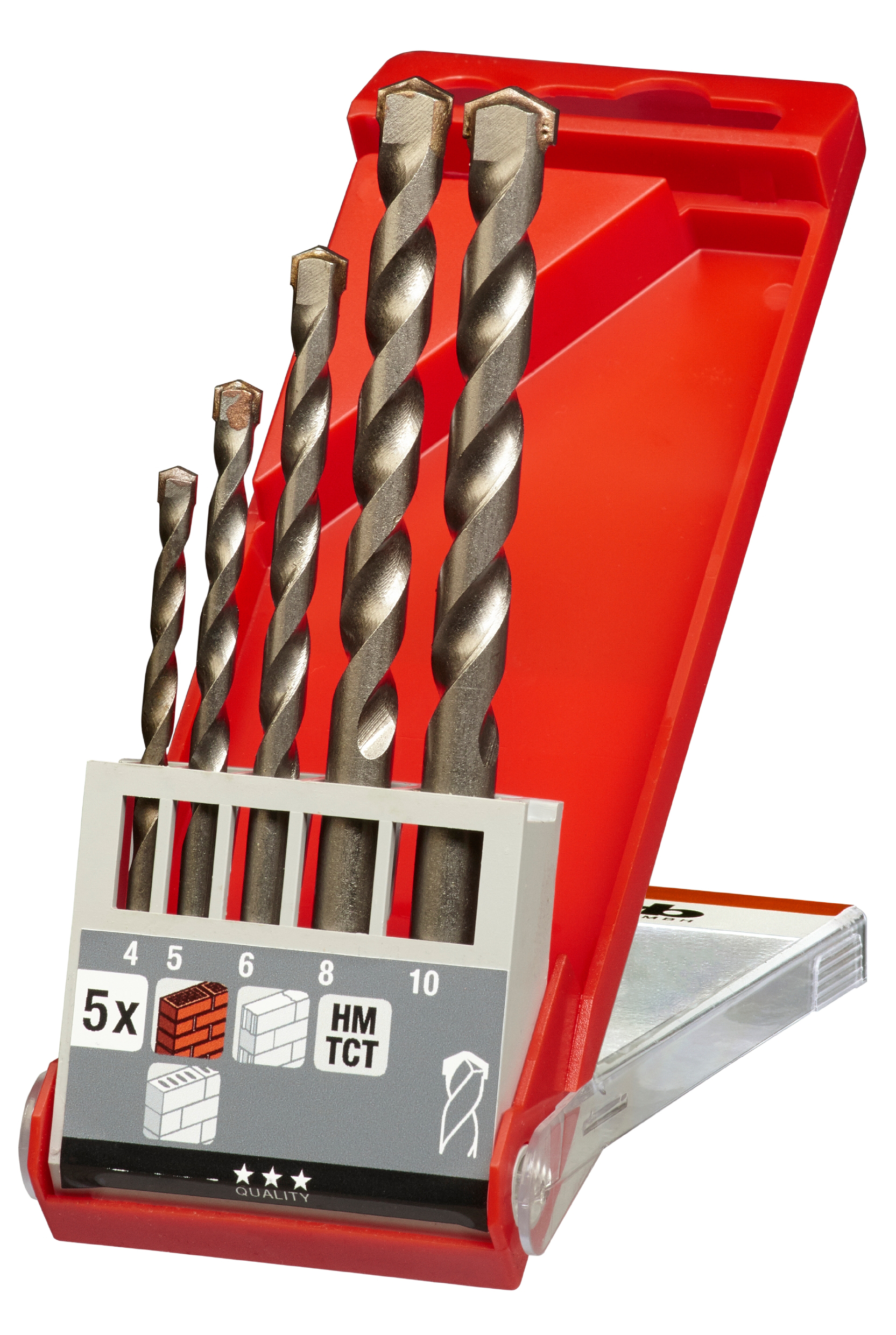 KWB set svrdala za kamen i beton, 4-10 mm, TCT, 5-dijelni - Slika 2