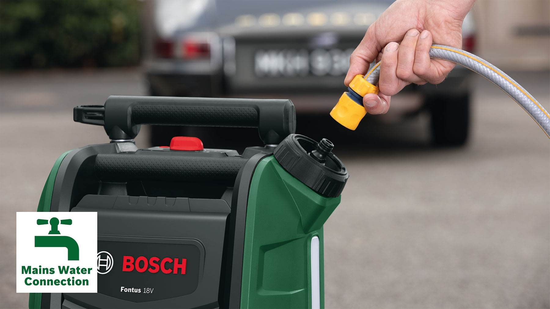 BOSCH aku visokotlačni perač Fontus 18V 2,5Ah - Slika 4