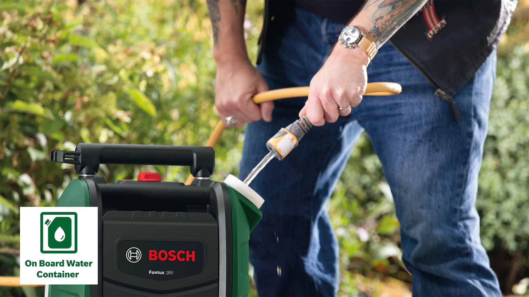 BOSCH aku visokotlačni perač Fontus 18V 2,5Ah - Slika 5