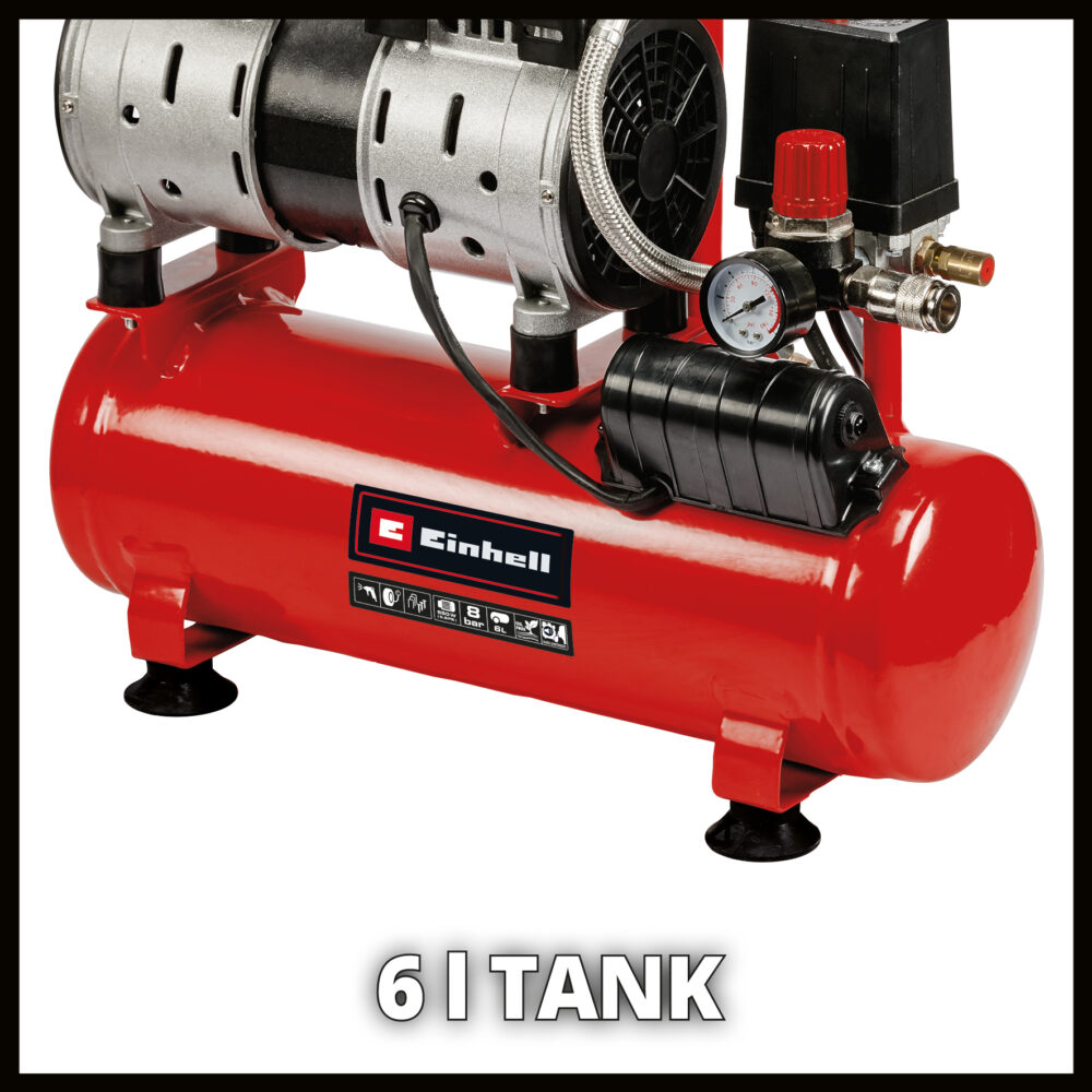 EINHELL tihi kompresor TE-AC 110/6 Silent Plus - Image 4