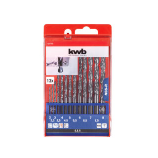 KWB set svrdala za metal 2-8 mm, HSS, 13-dijelni