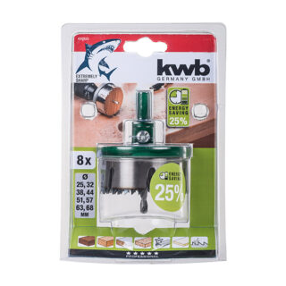 KWB krunsko svrdlo za drvo 25-68/288 mm, 8 kom