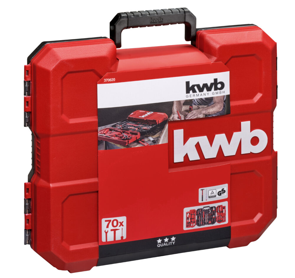 KWB set ručnog alata u plastičnom kovčegu 70-dijelni - Image 2