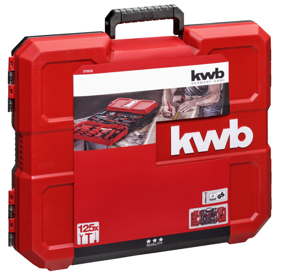 KWB set ručnog alata u plastičnom kovčegu 125-dijelni - Image 2