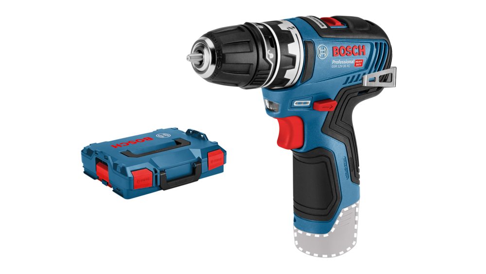 BOSCH aku bušilica-odvijač GSR 12V-35 FC 12V L-Boxx bez baterije + adapteri - Image 2