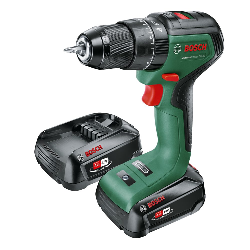 BOSCH aku udarna bušilica UniversalImpact 18V-60 2xAku 18V 2,0Ah kovčeg - Image 8