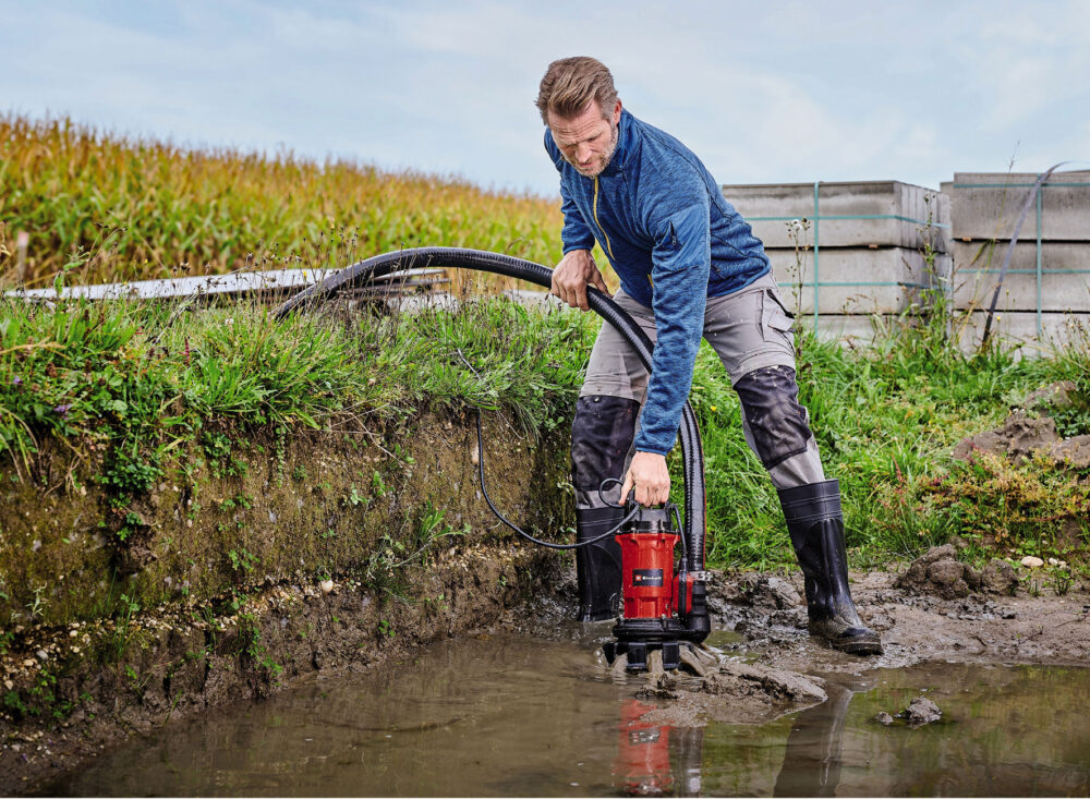 EINHELL potopna pumpa za nečistu vodu GE-DP 900 Cut s noževima - Image 7