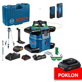 BOSCH građevinski laser GRL 650 CHVG + LR 65 G + BT 170 HD + CP + GR 500 kovčeg + GRATIS baterija ProCORE 18V 4,0AH