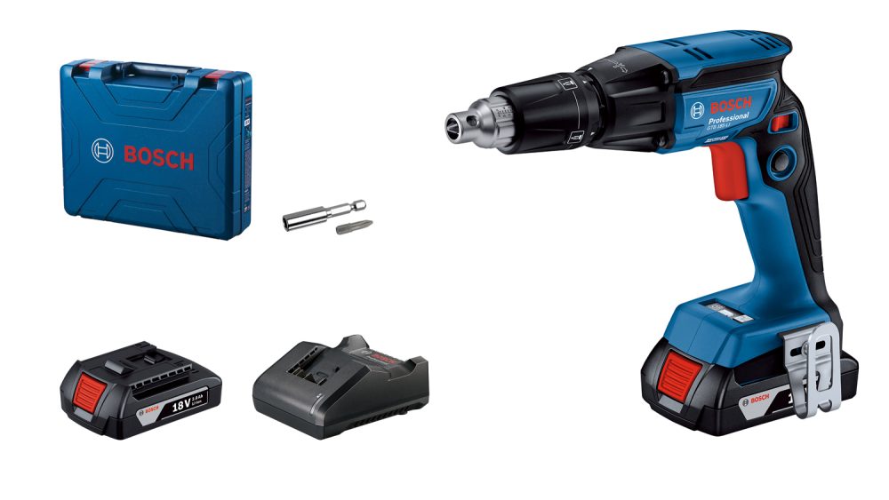 BOSCH aku odvijač za suhu gradnju GTB 185-LI 2xAku 18V 2,0Ah kovčeg + MA 55 - Image 6