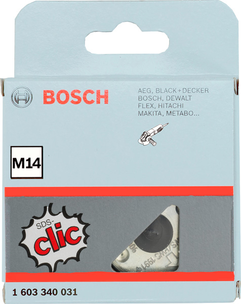 BOSCH brzostezna matica za brusilice SDS click - Slika 2