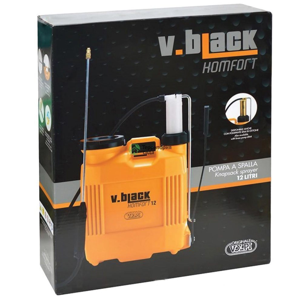 VOLPI tlačna leđna prskalica V-Black Komfort 9116KOS 16l - Image 5
