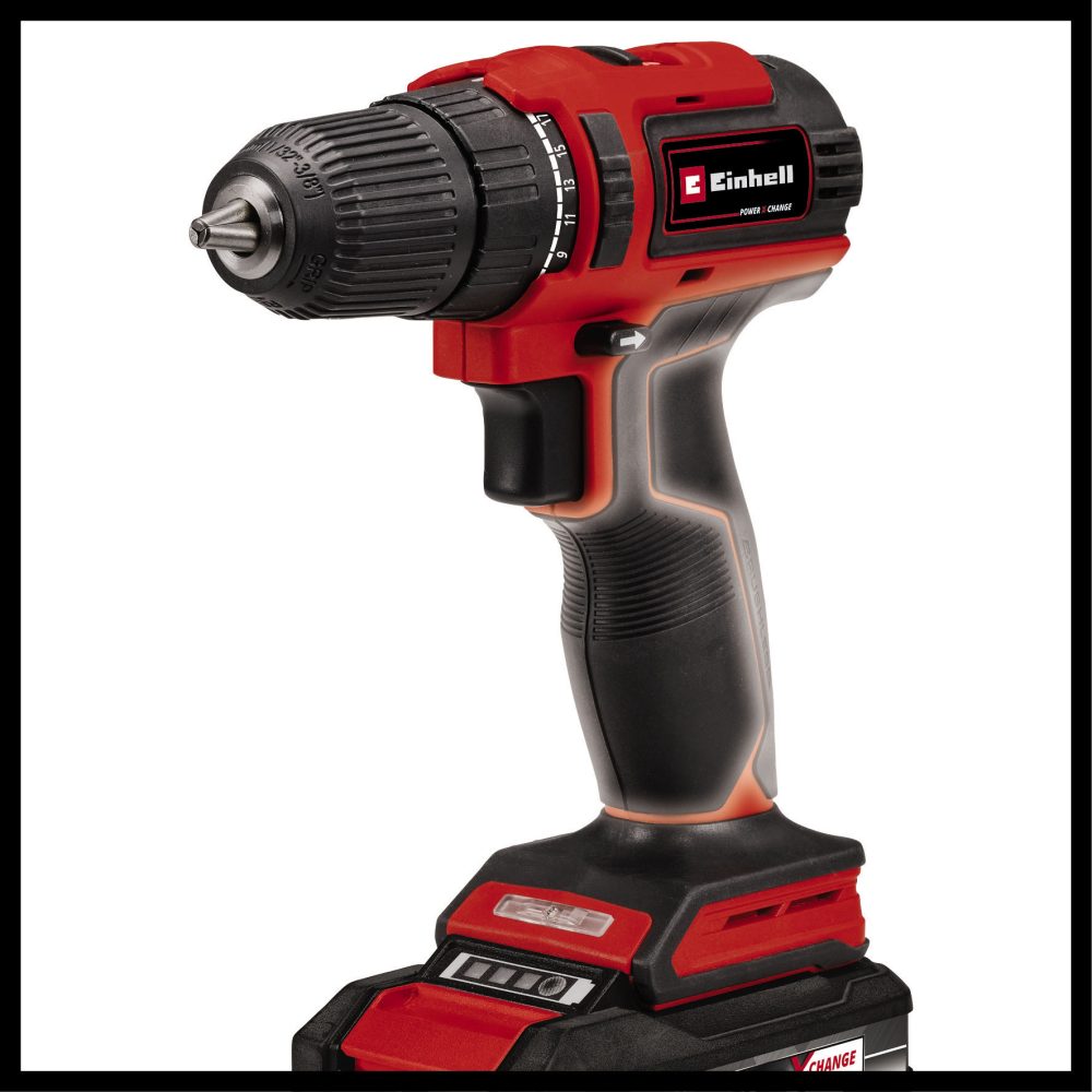 EINHELL aku bušilica TE-CD 18/40 Li BL PXC 2xAku 18V 2,0Ah kovčeg - Image 2