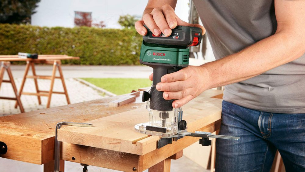 BOSCH aku glodalica za rubove AdvancedTrimRouter 18V-8 18V + aku set 18V 4,0Ah - Image 3