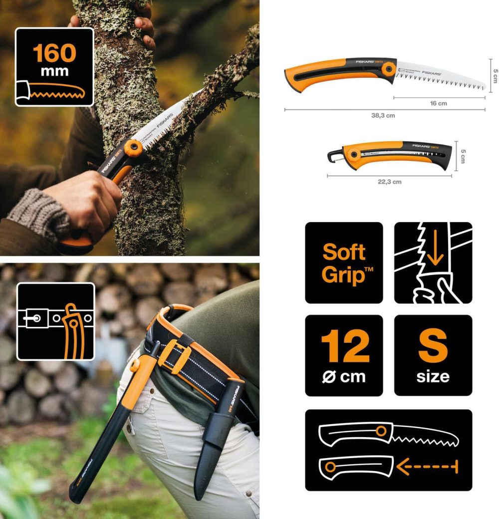 FISKARS pila na izvlačenje SW72 160 mm 1000612 - Image 2