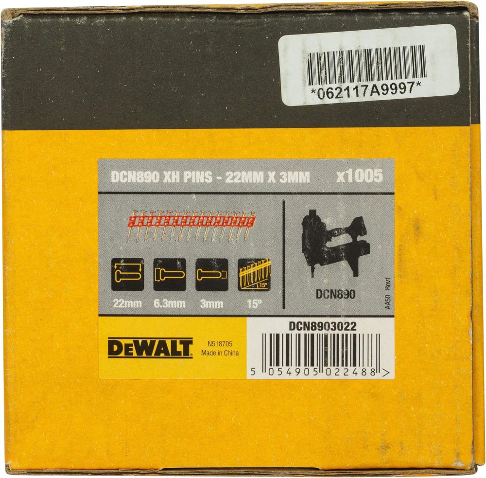 DEWALT čavli za beton DCN8903022 22x3,0 mm 1005 kom - Image 2