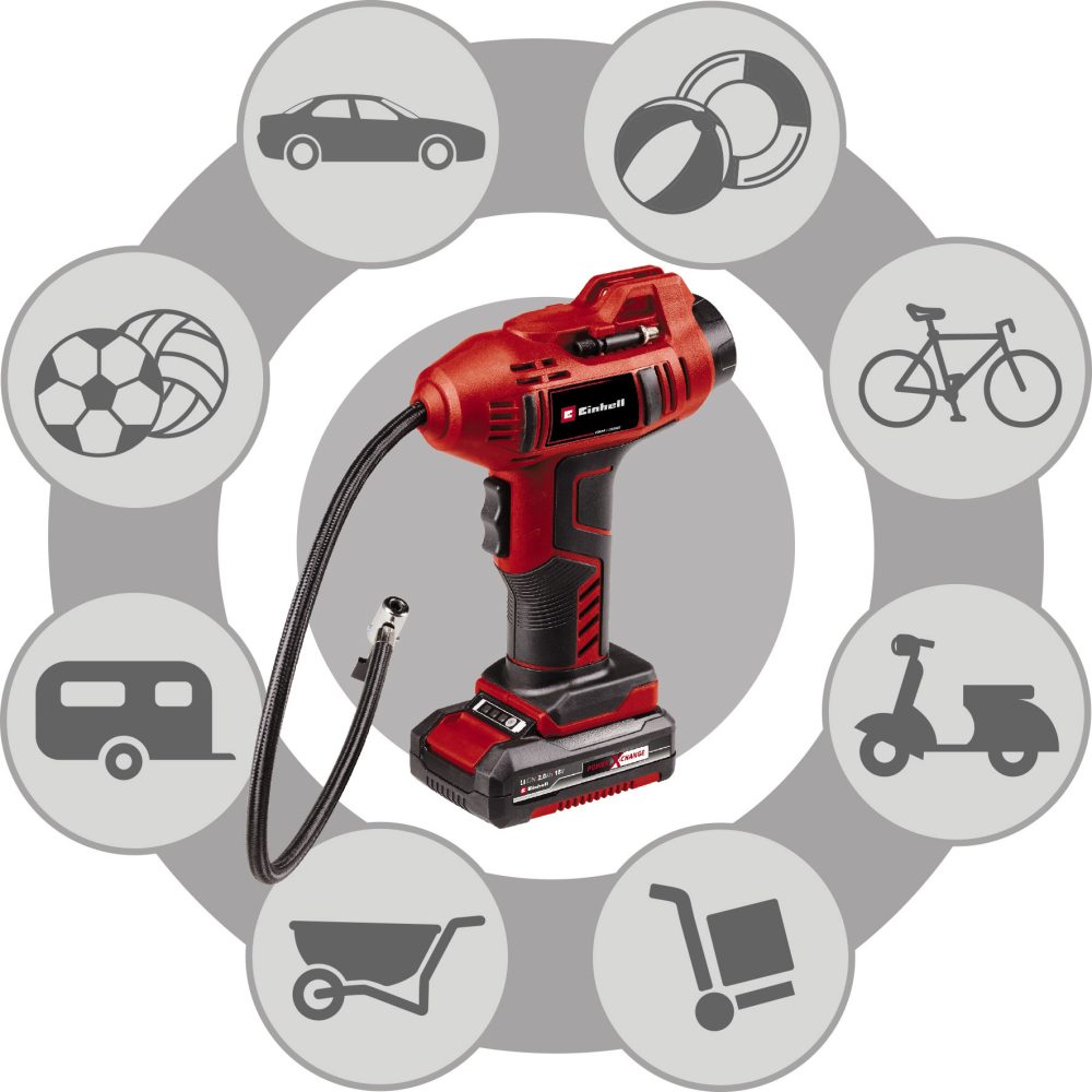 EINHELL aku ručni kompresor CE-CC 18 Li PXC 18V bez baterije - Image 5