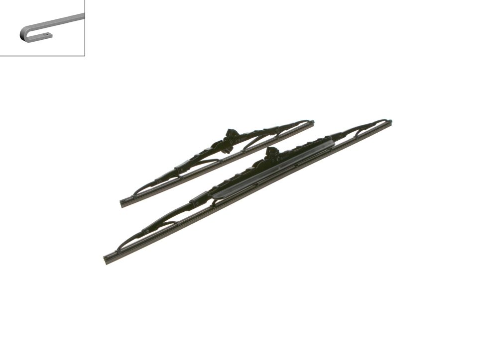 BOSCH metlice brisača 601 S TWIN SPOILER 600/400 mm, 2 kom - Image 2