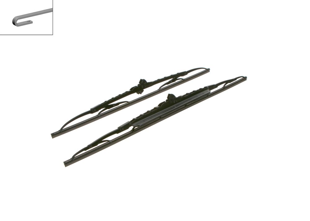 BOSCH metlice brisača 611 S TWIN SPOILER 600/530 mm, 2 kom - Image 2