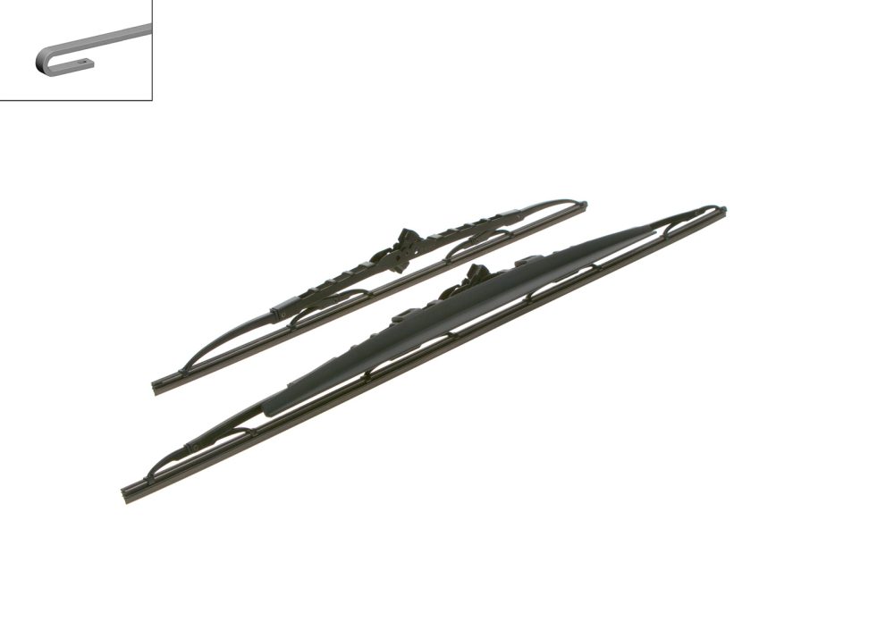BOSCH metlice brisača 706 S TWIN SPOILER 700/500 mm, 2 kom - Image 2