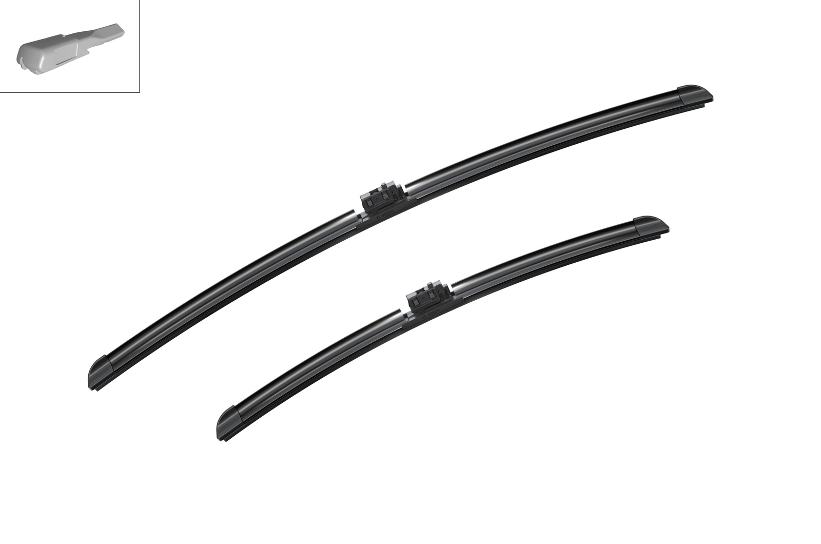 Bosch A096S Aerotwin - Set Spazzole Tergicristallo Con Alettone - Lunghezza 600mm E 450mm - Guida A Sinistra