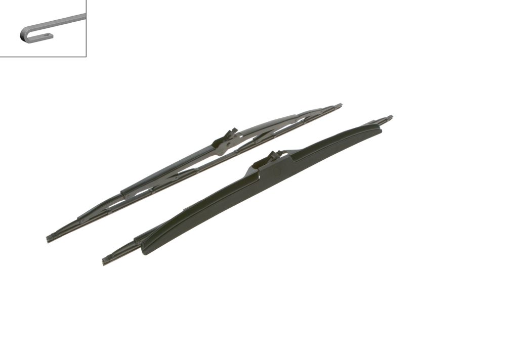 BOSCH metlice brisača 602 S TWIN SPOILER 600/600 mm, 2 kom - Image 2
