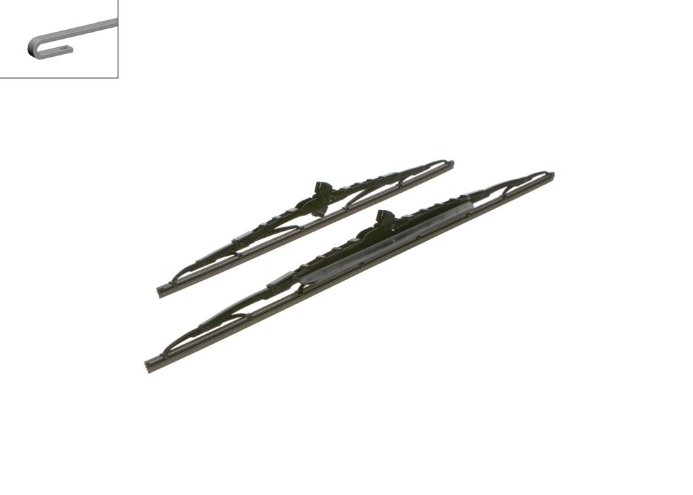 BOSCH metlice brisača 604 S TWIN SPOILER 600/450 mm, 2 kom - Image 2