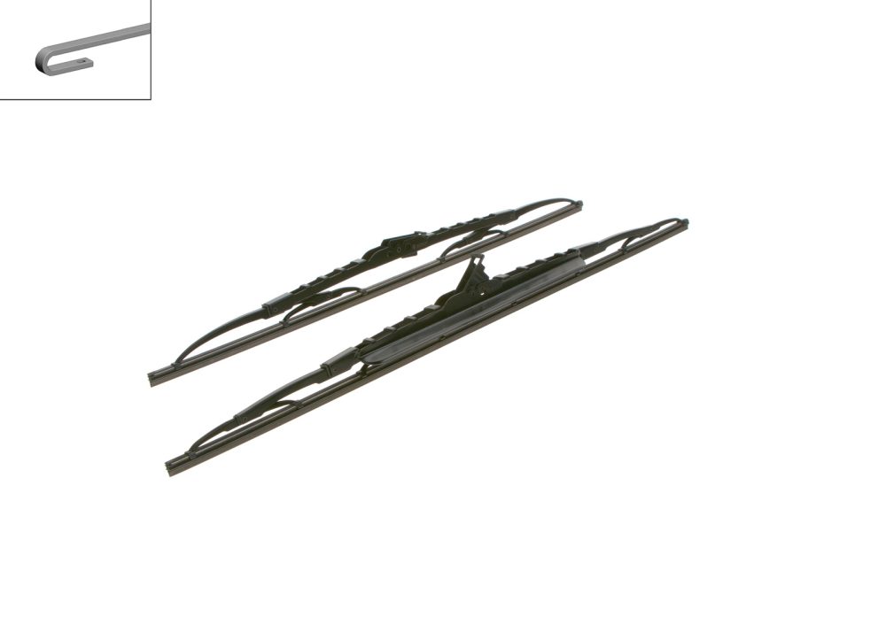 BOSCH metlice brisača 606 S TWIN SPOILER 600/500 mm, 2 kom - Image 2