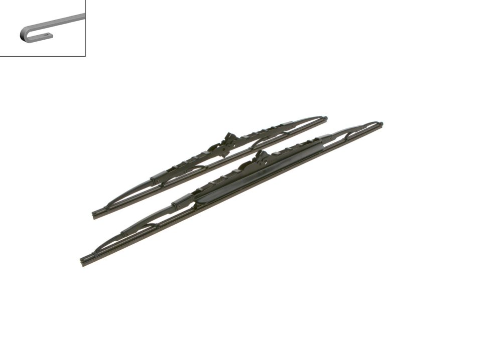 BOSCH metlice brisača 607 S TWIN SPOILER 600/475 mm, 2 kom - Image 2
