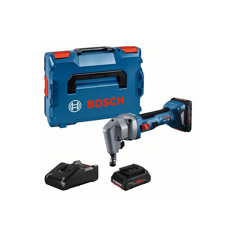 BOSCH aku sjekač limova GNA 18V-16 E 2xAku 18V 4,0Ah L-Boxx
