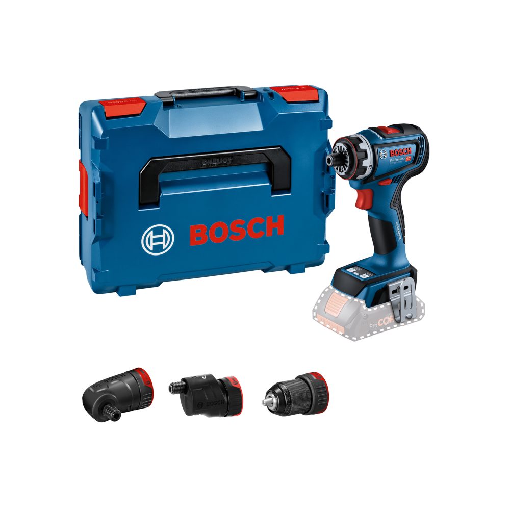 BOSCH aku bušilica-izvijač GSR 18V-90 FC 18V bez baterije L-Boxx + 3 nast.
