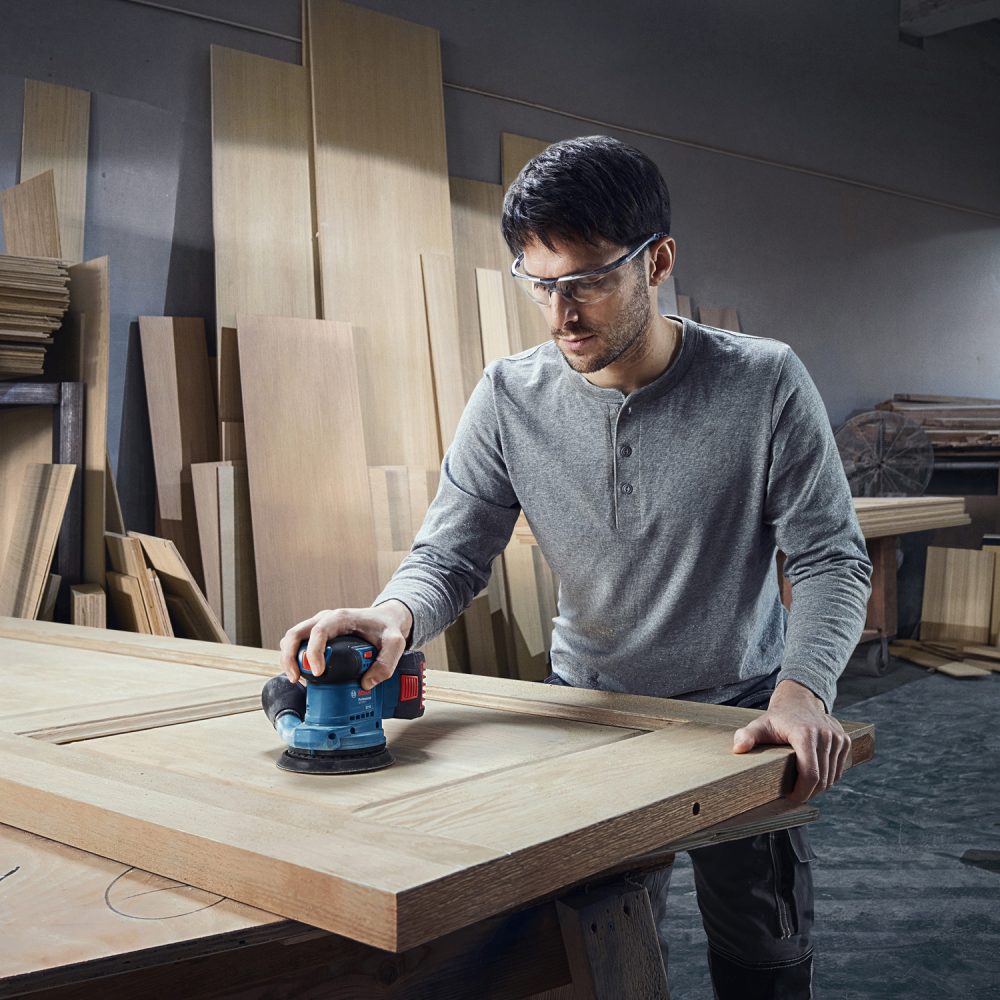 BOSCH aku ekscentarska brusilica GEX 185-LI 18V 4,0Ah kovčeg - Image 6