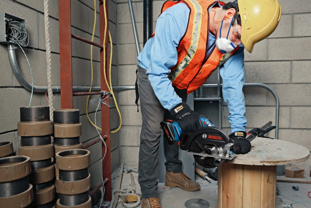 BOSCH aku ručna kružna pila za metal GKM 18V-50 2xAku 18V 5,0Ah L-Boxx - Image 3