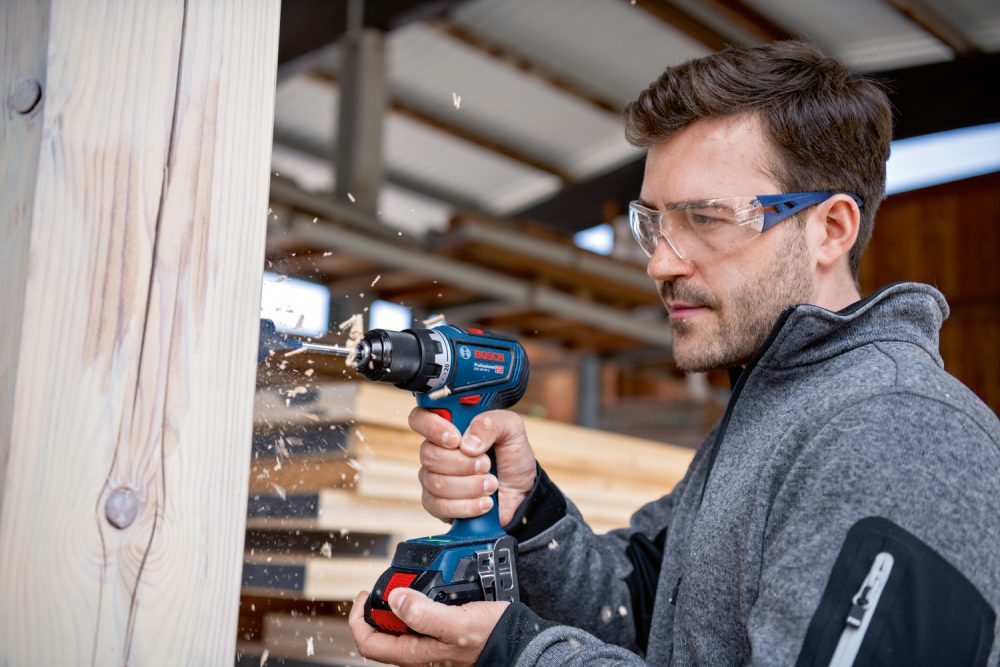 BOSCH aku bušilica-izvijač GSR 18V-90 C 2xAku 18V 2,0Ah L-Case - Image 3