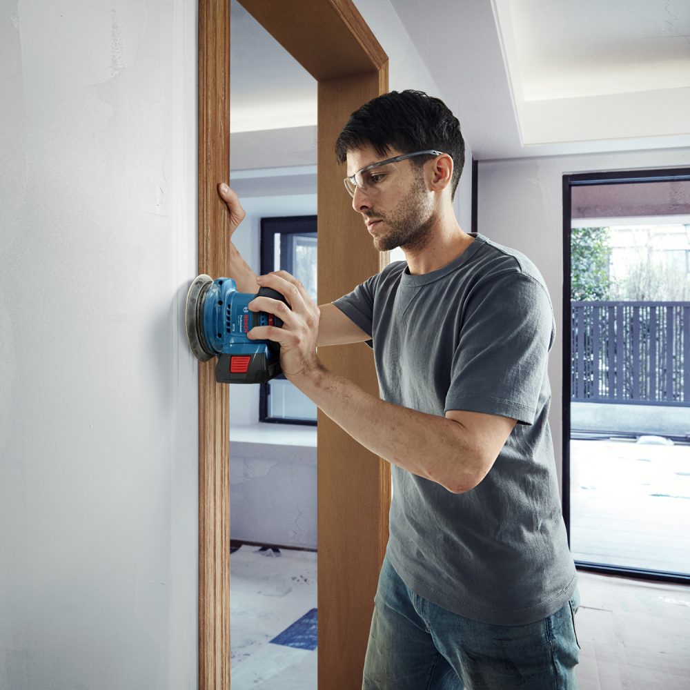 BOSCH aku ekscentarska brusilica GEX 185-LI 18V 4,0Ah kovčeg - Image 5