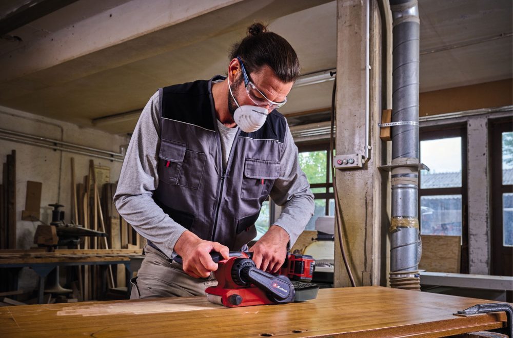 EINHELL aku tračna brusilica TP-BS 18/457 Li PXC 18V bez baterije - Image 9