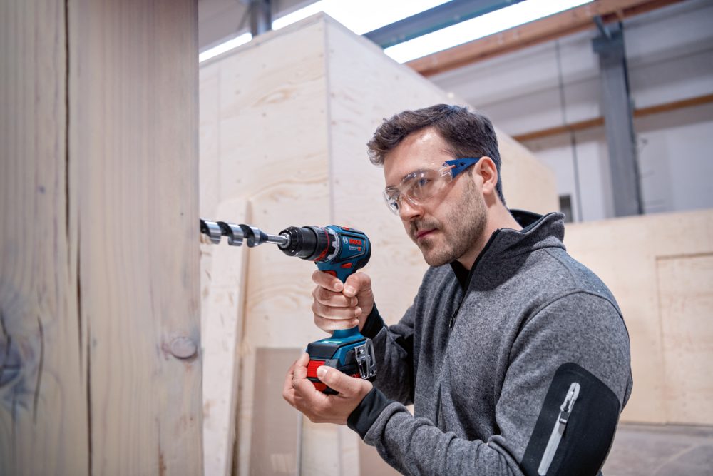 BOSCH aku bušilica-izvijač GSR 18V-90 FC 18V bez baterije L-Boxx + 3 nast. - Image 2
