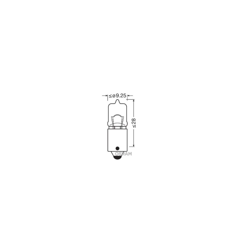 OSRAM žarulja halogena H6W 12V 6W BAX9s