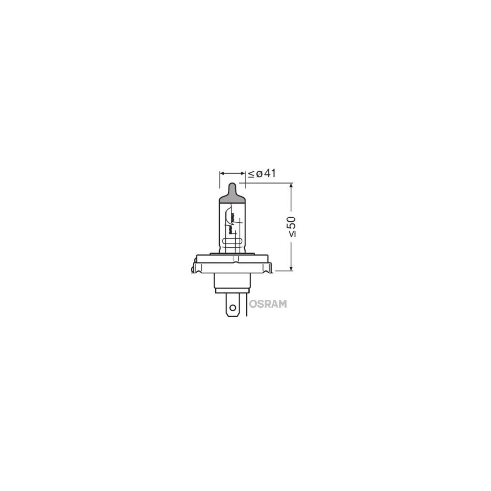 OSRAM žarulja halogena R2 12V 45/40W P45t