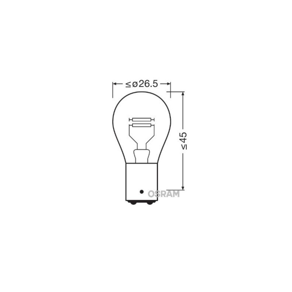 OSRAM žarulja halogena P21/5W 12V 21/5W BAY15d